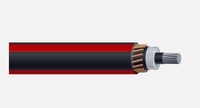 CABLE CONDUCTOR DE ALUMINIO URD 1/3 AISLAMIENTO NEUTRO 4/0 AWG TR-XLPE COLOR NEGRO 15KV NASSAU TR-XLPE 15KV
